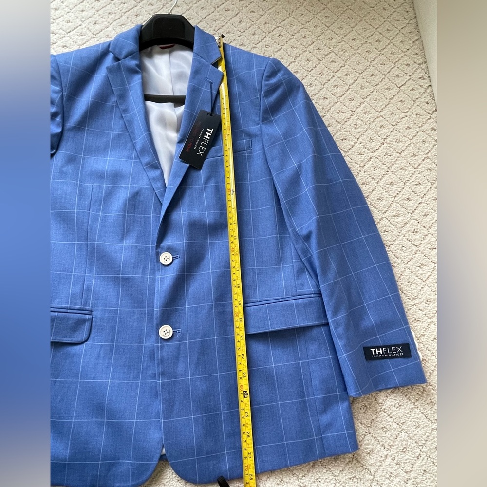 Tommy Hilfiger Boys 8-20 Windowpane Jacket - Picture 7 of 8